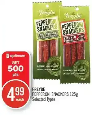 Shoppers Drug Mart Freybe Pepperoni Snackers offer