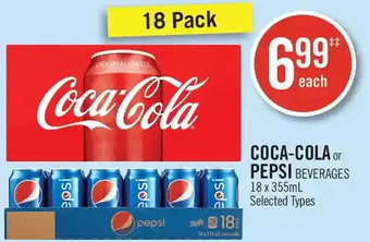Shoppers Drug Mart Coca-Cola or Pepsi Beverages offer