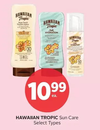 Rexall Hawaiian Tropic Sun Care offer