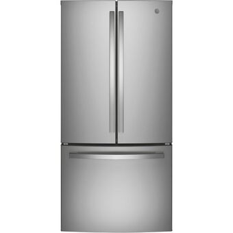 Best Buy Ge 33" 18.6 cu. ft. french door refrigerator with water dispenser (gwe19jylfs) - stainless steel offer
