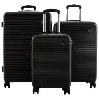 Best Buy Heys durevole 3-piece hard side expandable luggage set - black offer