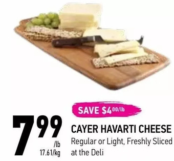 Coppa's Fresh Market Cayer Havarti Cheese offer