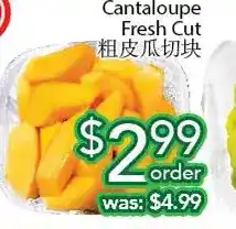Ample Food Market Cantaloupe Fresh Cut offer