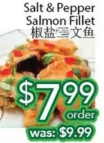 Ample Food Market Salt & Pepper Salmon Fillet offer