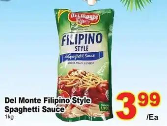 T&T Supermarket Del Monte Filipino Style Spahgetti Sauce offer