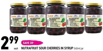 Coppa's Fresh Market Nutrafruit Sour Cherries In Syrup offer
