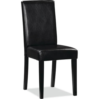 The Brick Chelsea Faux Leather Accent Dining Chair - Black offer