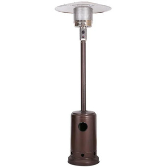 The Brick Bond Brushed Bronze Propane Patio Heater - 52156 offer