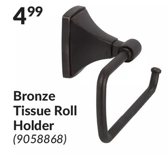 Princess Auto Bronze Tissue Roll Holder offer