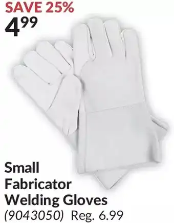 Princess Auto Small Fabricator Welding Gloves offer