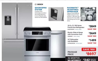 Visions Electronics Bosch Package offer