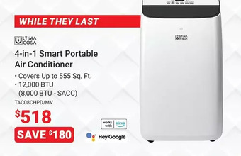 Visions Electronics 4-in-1 Smart Portable Air Conditioner offer