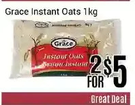Nations Fresh Foods Grace Instant Oats offer