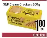 Nations Fresh Foods S&F Cream Crackers offer