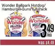 Nations Fresh Foods Wonder Ballpark Hotdog/Hamburger Buns offer