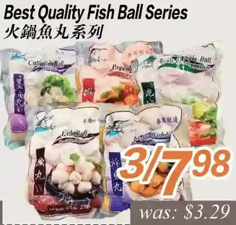 Seasons Foodmart Best Quality Fish Ball Series offer