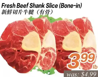 Seasons Foodmart Fresh Beef Shank Slice offer