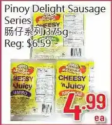 Hong Tai Supermarket Pinoy Delight Sausage Series offer