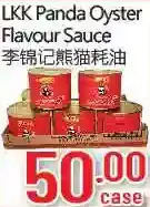 Hong Tai Supermarket Lkk Panda Oyster Flavour Sauce offer