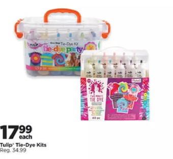 Michaels Tulip Tie-Dye Kits offer