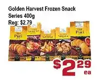 Top Food Supermarket Golden Harvest Frozen Snack Series offer