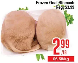 Skyland Foodmart Frozen Goat Stomach offer
