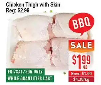 Skyland Foodmart Chicken Thigh with Skin offer