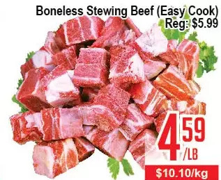 Skyland Foodmart Boneless Stewing Beef offer