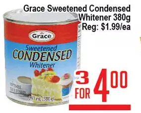 Skyland Foodmart Grace Sweetened Condensed Whitener offer