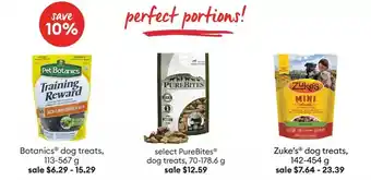 Petsmart Perfect Portions offer