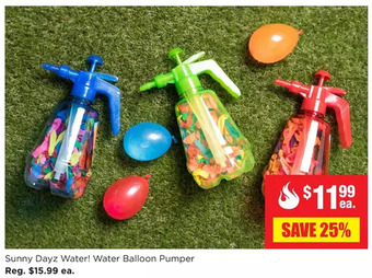 Kitchen Stuff Plus Sunny Dayz Water! Water Balloon Pumper offer
