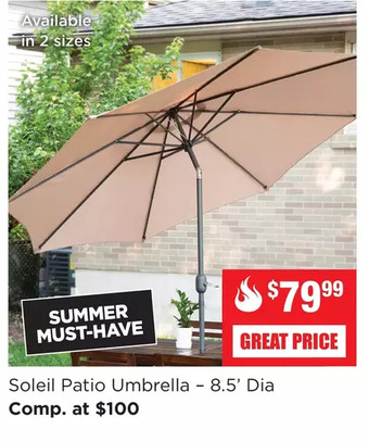 Kitchen Stuff Plus Soleil Patio Umbrella offer