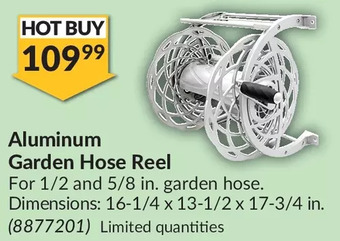 Princess Auto Aluminum Garden Hose Reel offer