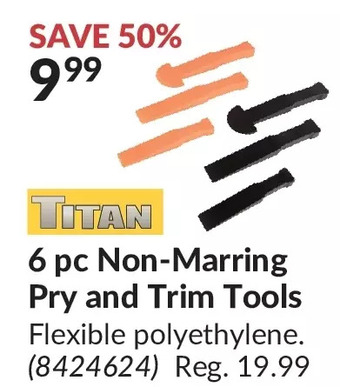 Princess Auto Titan 6 pc Non-Marring Pry and Trim Tools offer