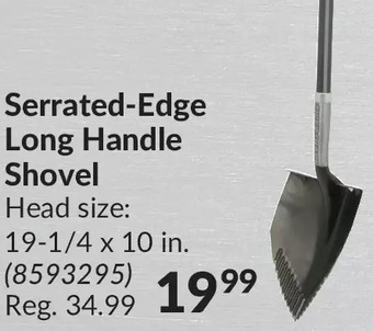 Princess Auto Serrated-Edge Long Handle Shovel offer