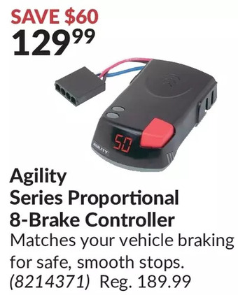 Princess Auto Agility Series Proportional 8-Brake Controller offer