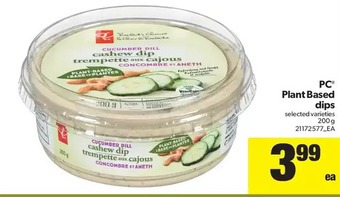 Real Canadian Superstore PC Plant Based Dips offer