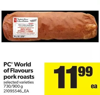 Real Canadian Superstore PC World of Flavours Pork Roasts offer