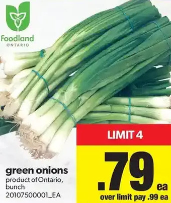 Real Canadian Superstore Green Onions offer