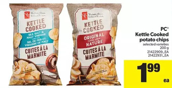 Real Canadian Superstore PC Kettle Cooked Potato Chips offer