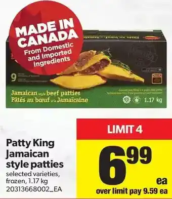 Real Canadian Superstore Patty King Jamaican Style Patties offer
