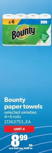Real Canadian Superstore Bounty Paper Towels offer