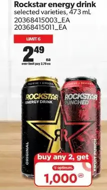 Real Canadian Superstore Rockstar Energy Drink offer