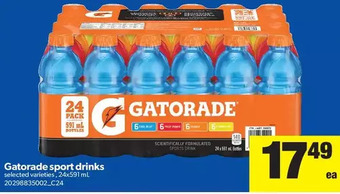 Real Canadian Superstore Gatorade Sport Drinks offer