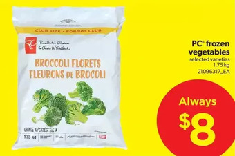 Real Canadian Superstore PC Frozen Vegetables offer
