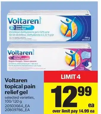 Real Canadian Superstore Voltaren Topical Pain Relief Gel offer