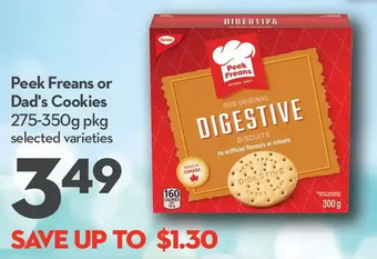 Longo's Peek Freans or Dad's Cookies offer