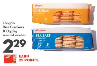 Longo's Longo's Rice Crackers offer