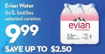 Longo's Evian Water offer