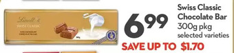 Longo's Swiss Classic Chocolate Bar offer